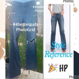 AG Adriano Goldschimed Angel Bootcut Patches Distressed Vintage Collection 27R
